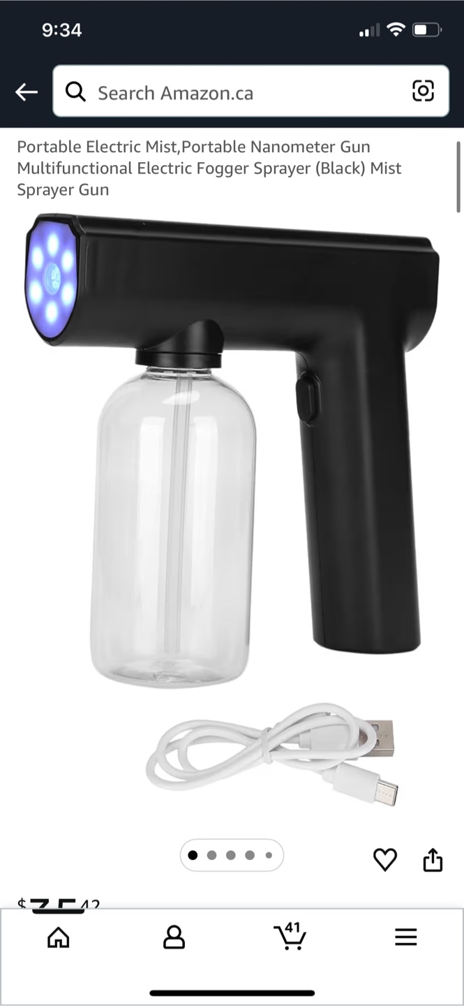 Portable Electric Mist Nanometer Gun Sprayer