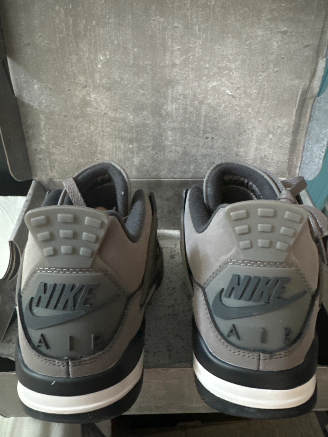 Air Jordan 4 Retro Cave Stone/Black-Phantom Shoes Size 9.5 Mens - photo 3