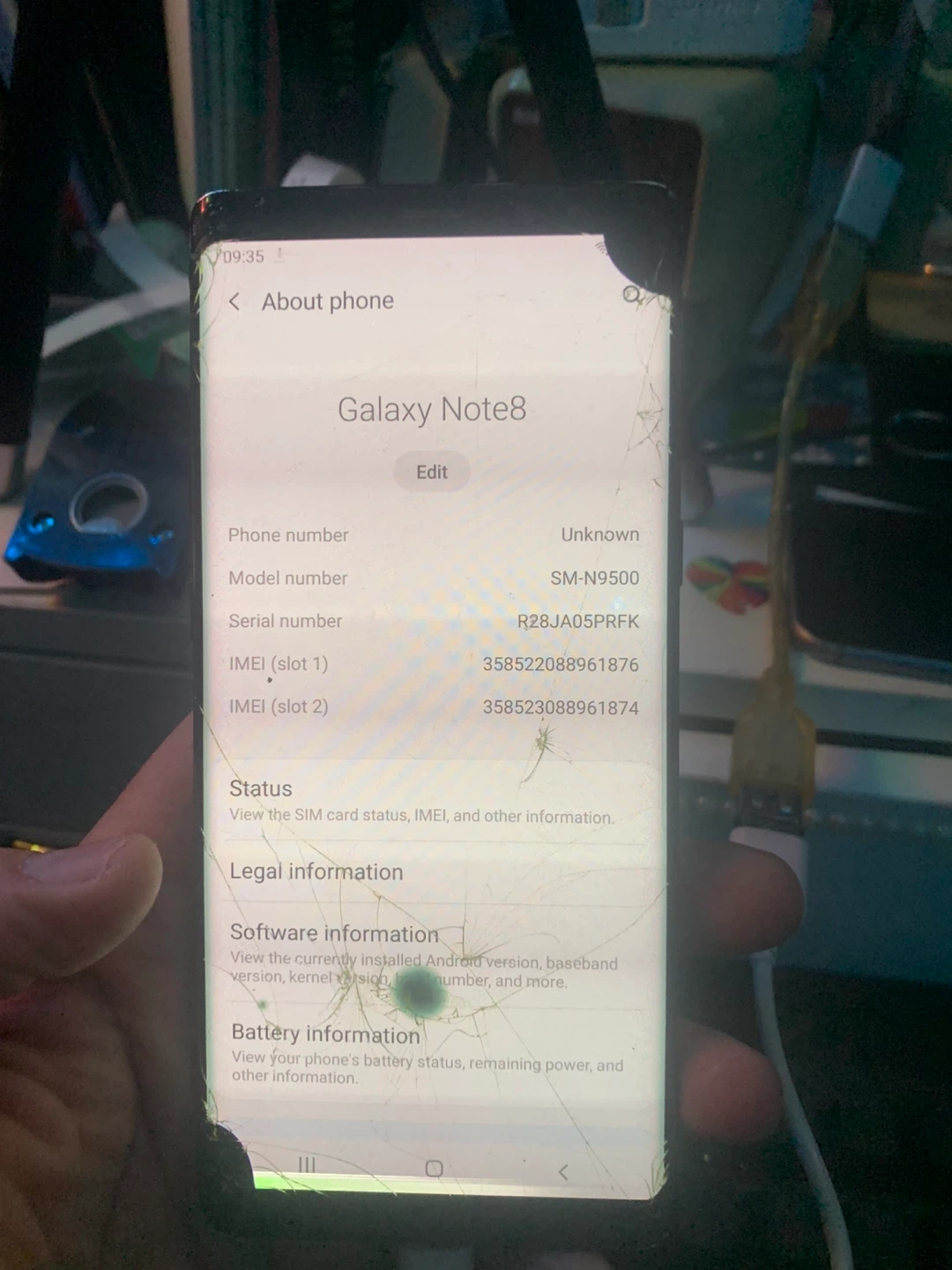 Samsung Galaxy Note8 SM-N9500 Smartphone - photo 3