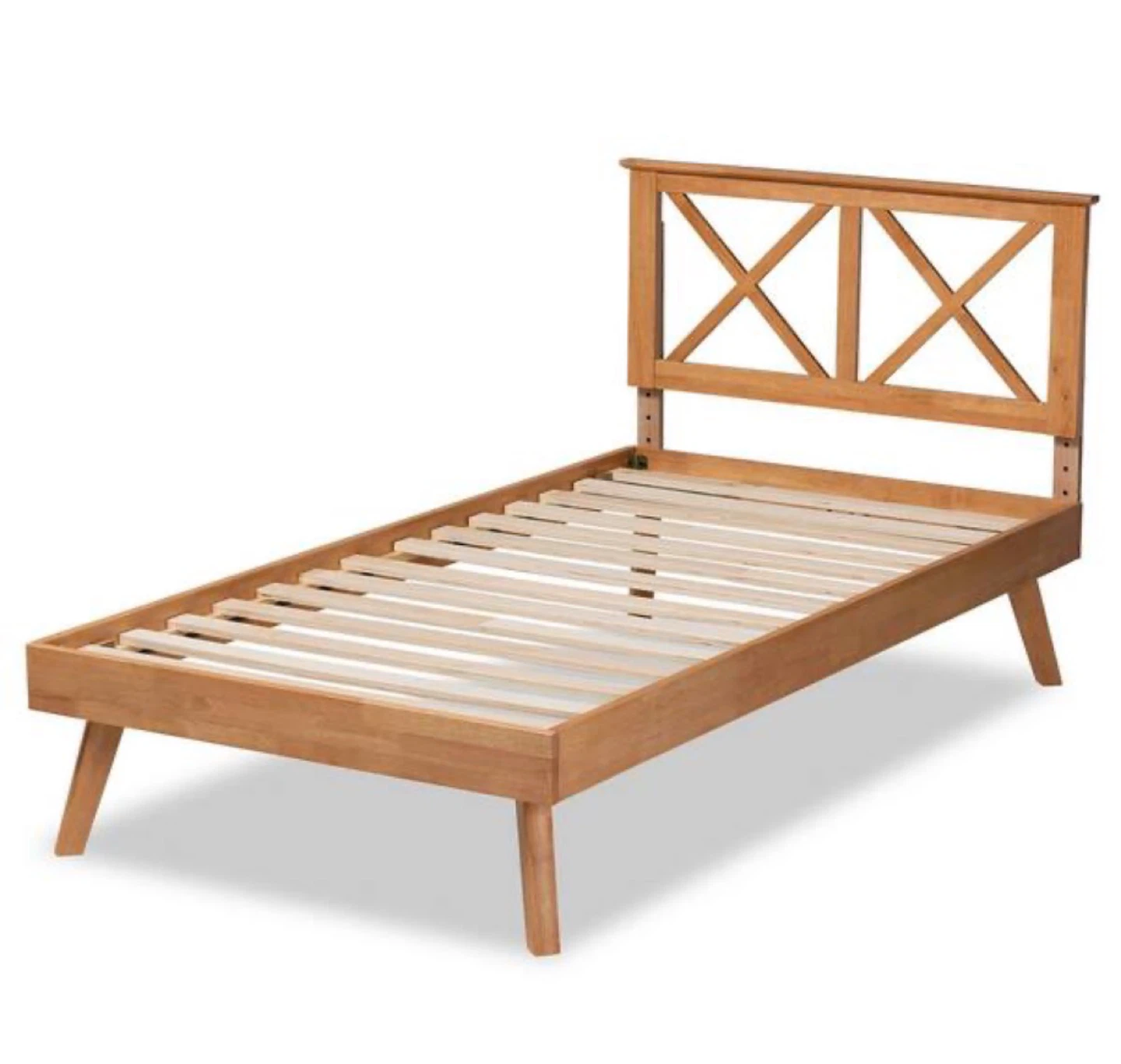 New Twin Size Wood Platform Bed - photo 2