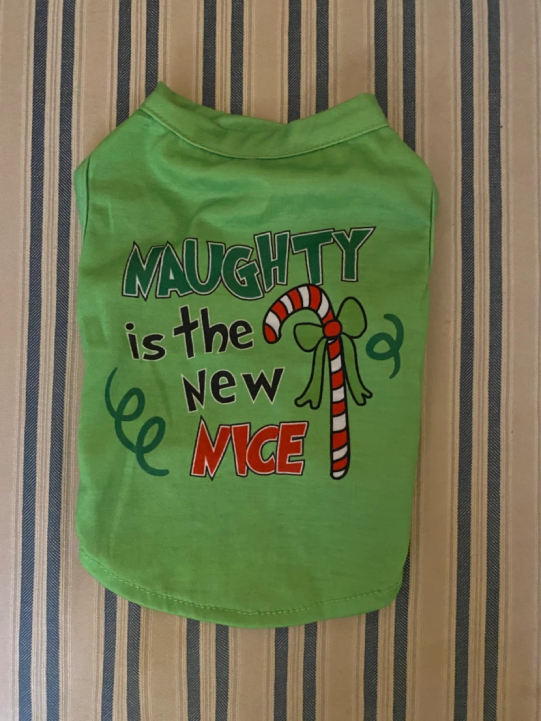 Green Dog Shirt - Naughty is the New Nice