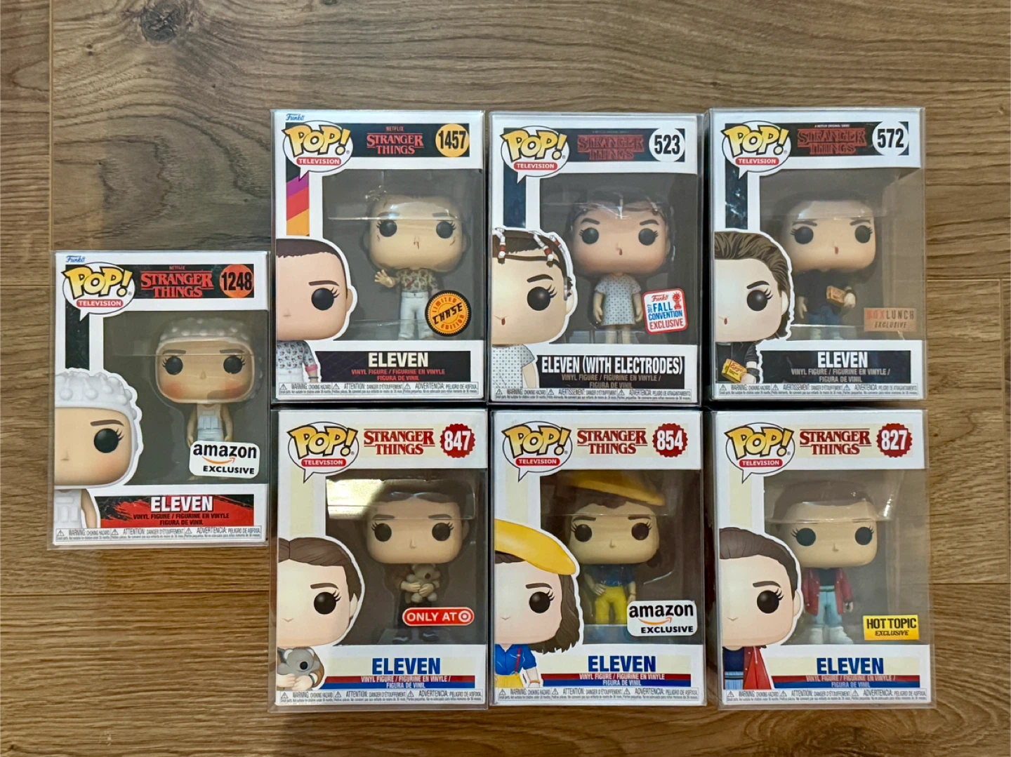 Funko Pop! Stranger Things Eleven Vinyl Figures Lot