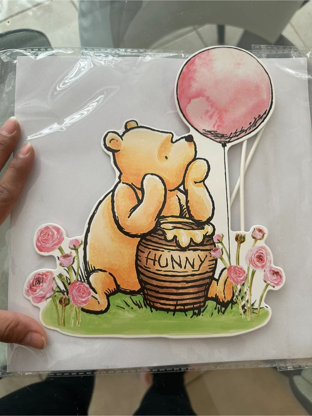 Winnie the Pooh Hunny Pot Cake Topper