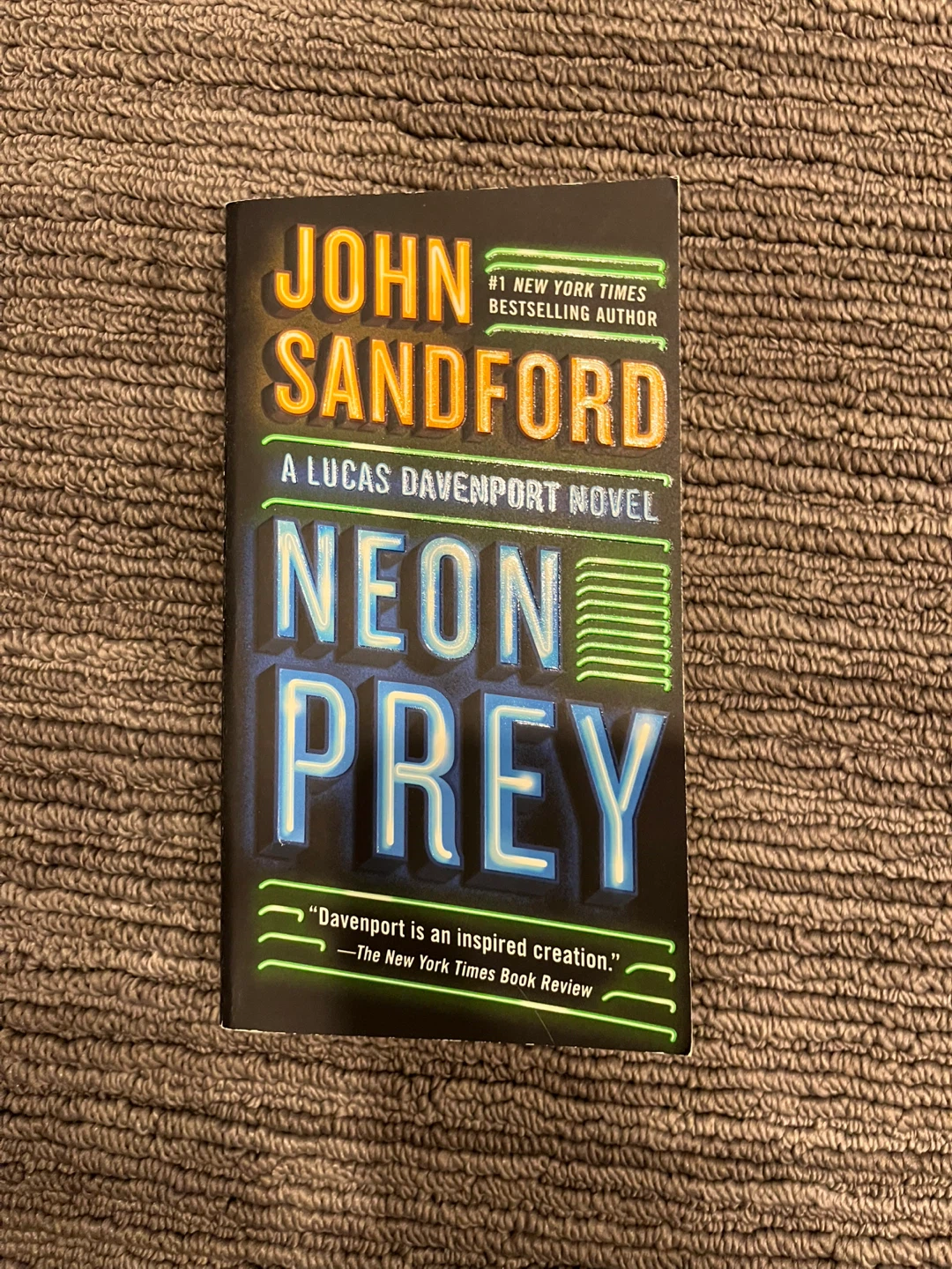John Sandford paperback novel