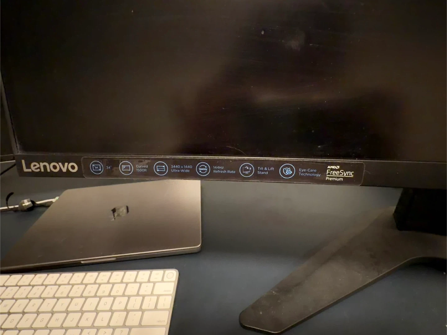 Lenovo g34w-10 Curved Ultrawide Monitor - photo 2