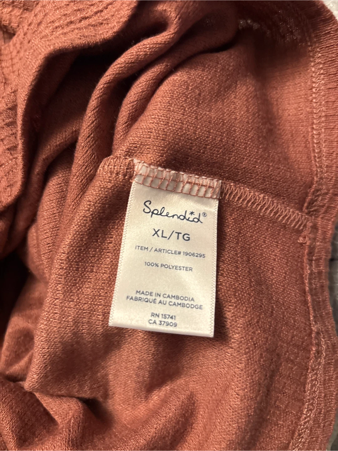 NWOT Splendid 2pc pyjamas Waffle Knit  XL - photo 4