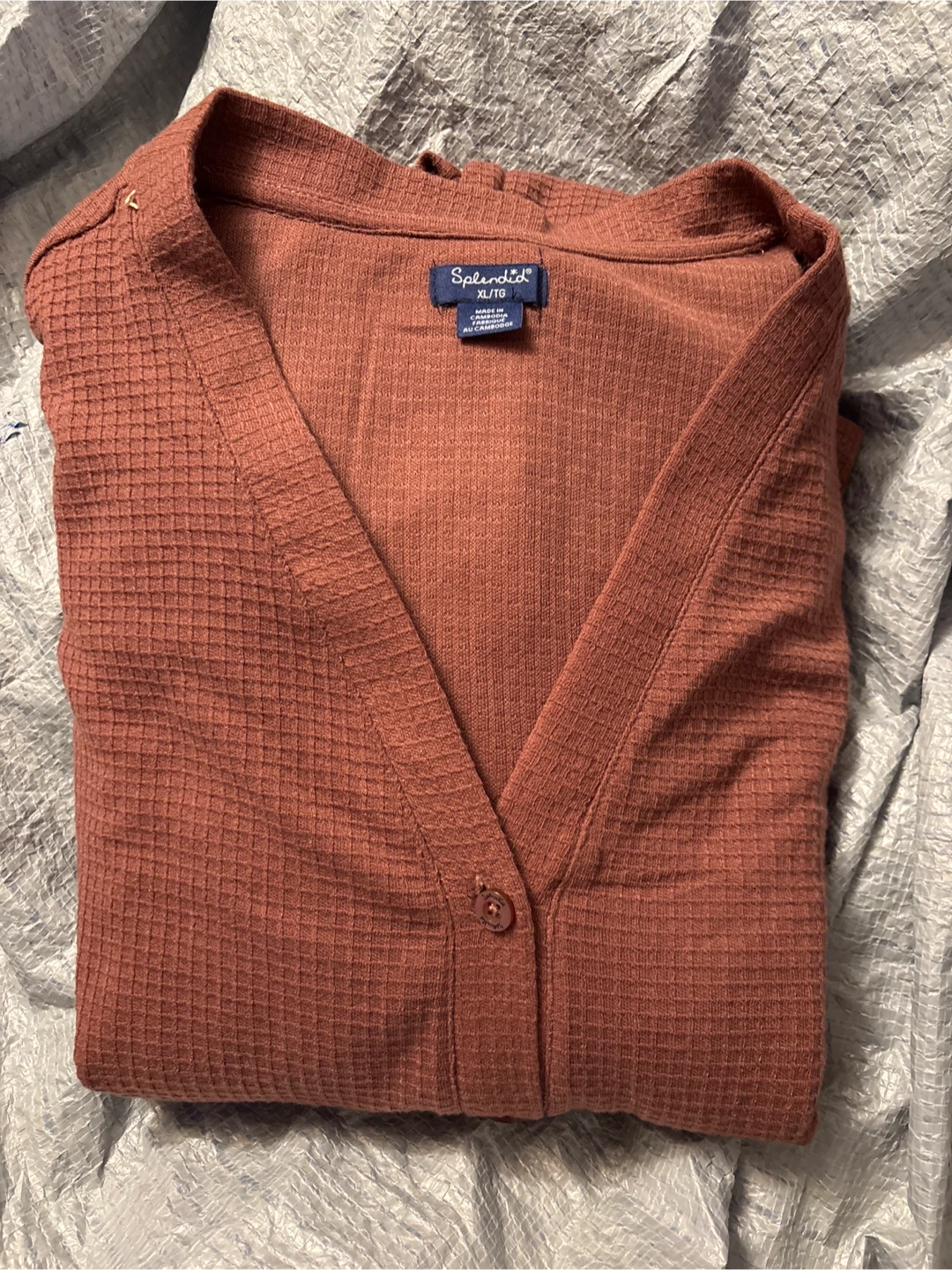 NWOT Splendid 2pc pyjamas Waffle Knit  XL