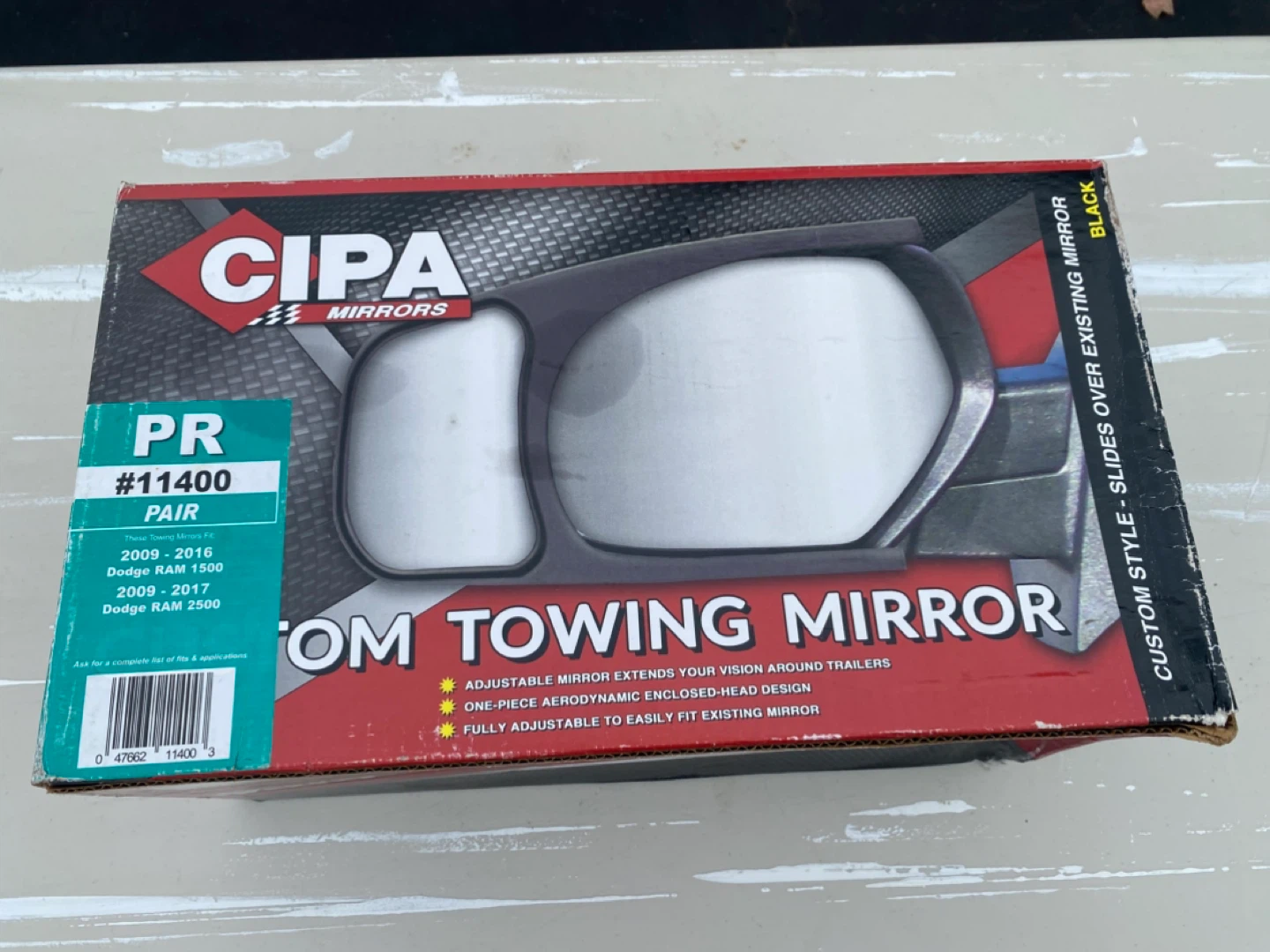 CIPA #11400 Custom Towing Mirrors - Pair