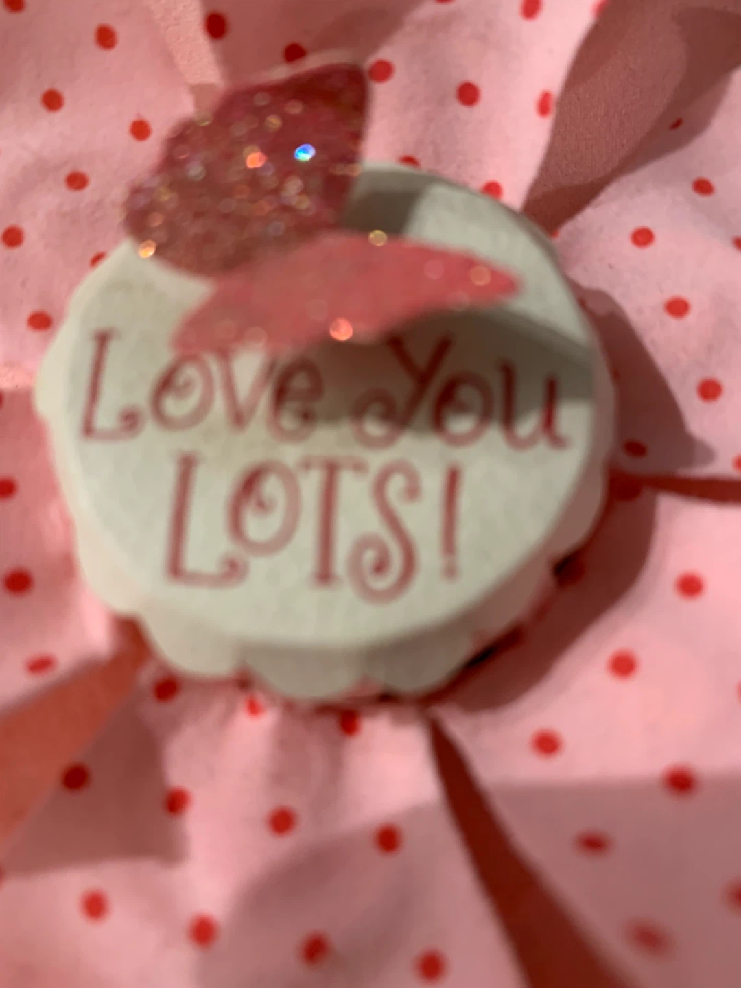 Decorative Rose with "Love You LOTS!" Message - photo 2
