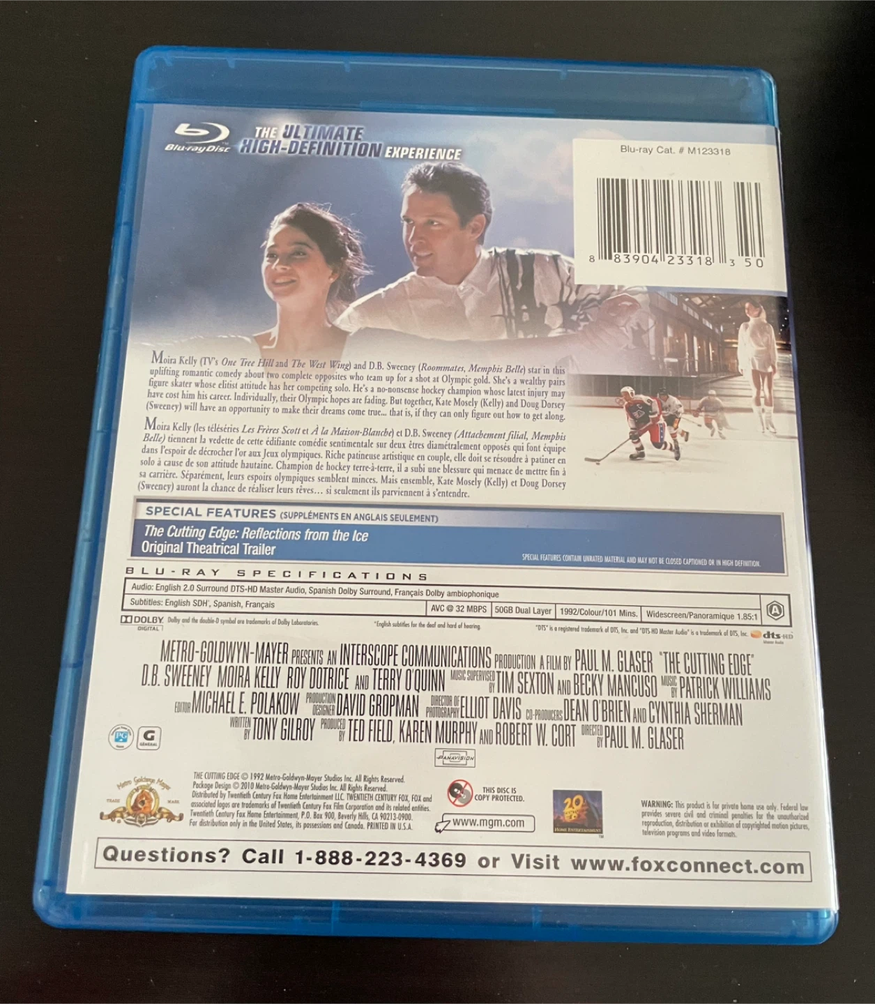 The Cutting Edge Blu Ray OOP - photo 2