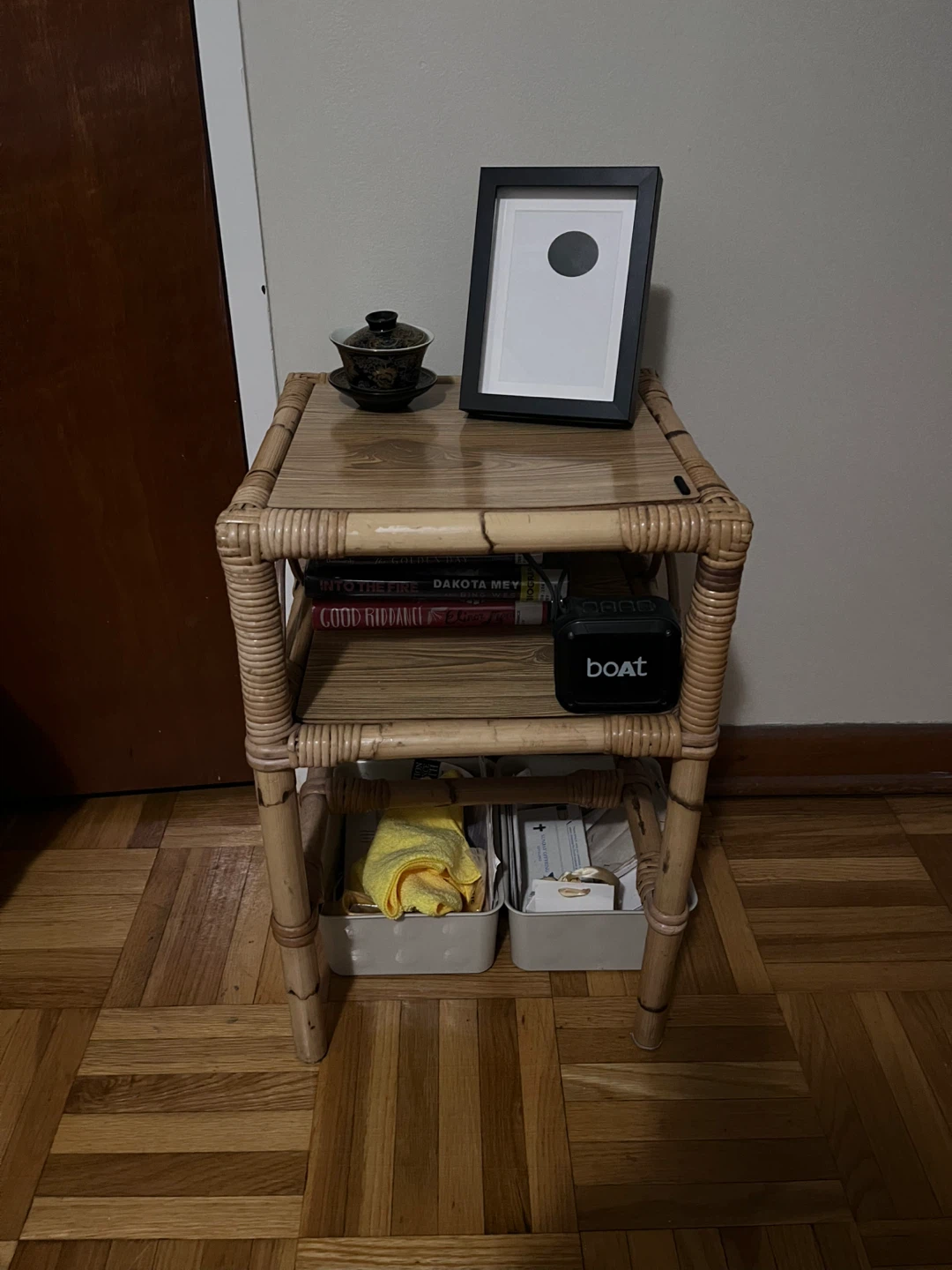 Boho Bamboo Side Table - photo 3