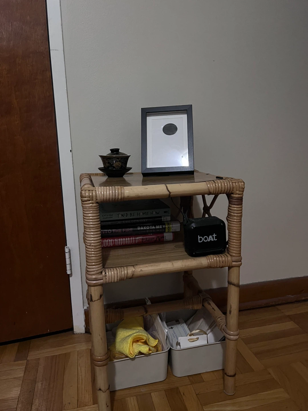 Boho Bamboo Side Table - photo 2