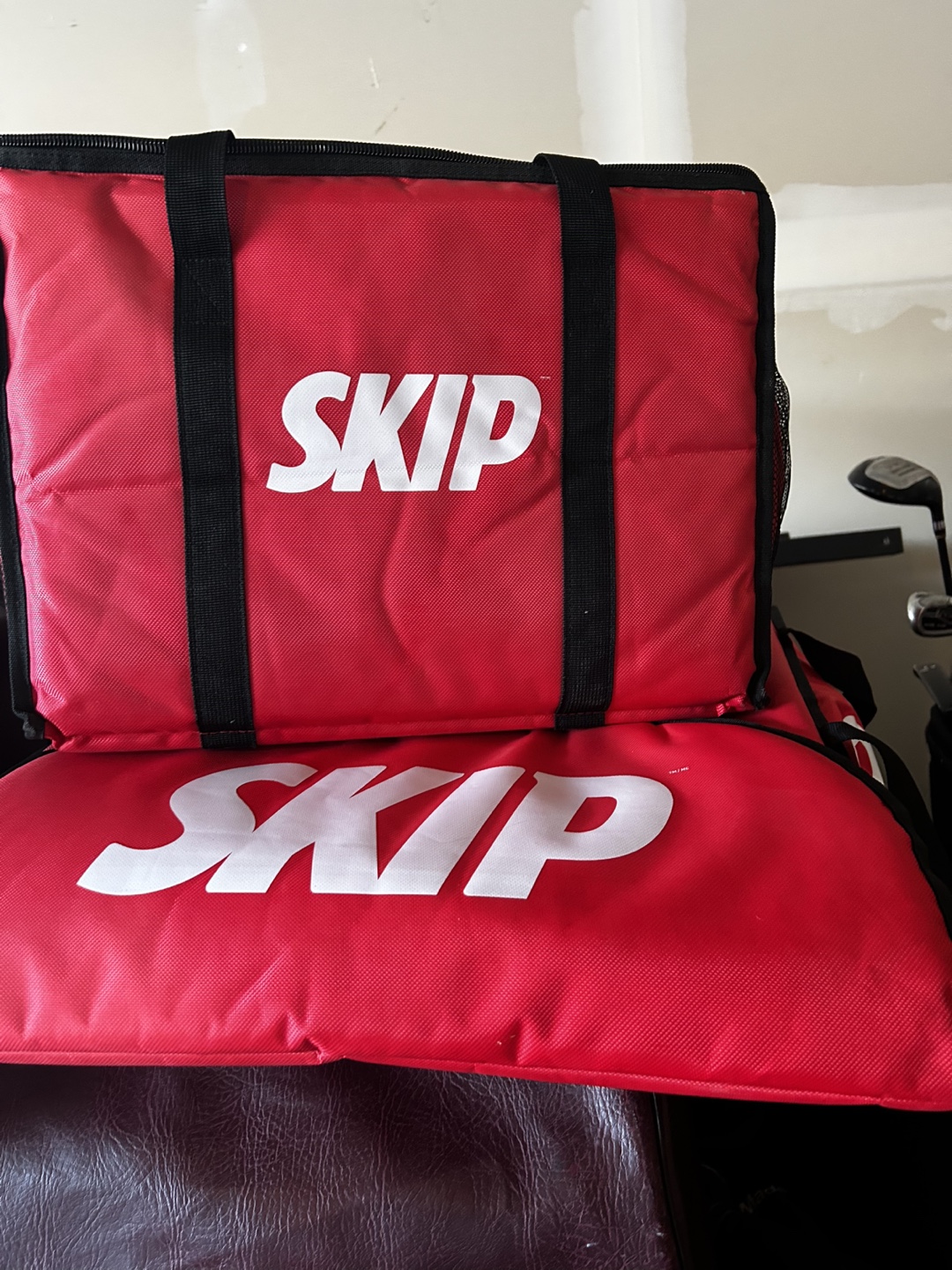 SkipTheDishes Insulated Delivery Bags (2) - Red