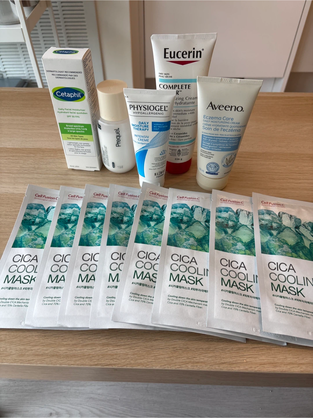 Sensitive Skincare Beauty Bundle - Lotions, SPF, Sheet Masks