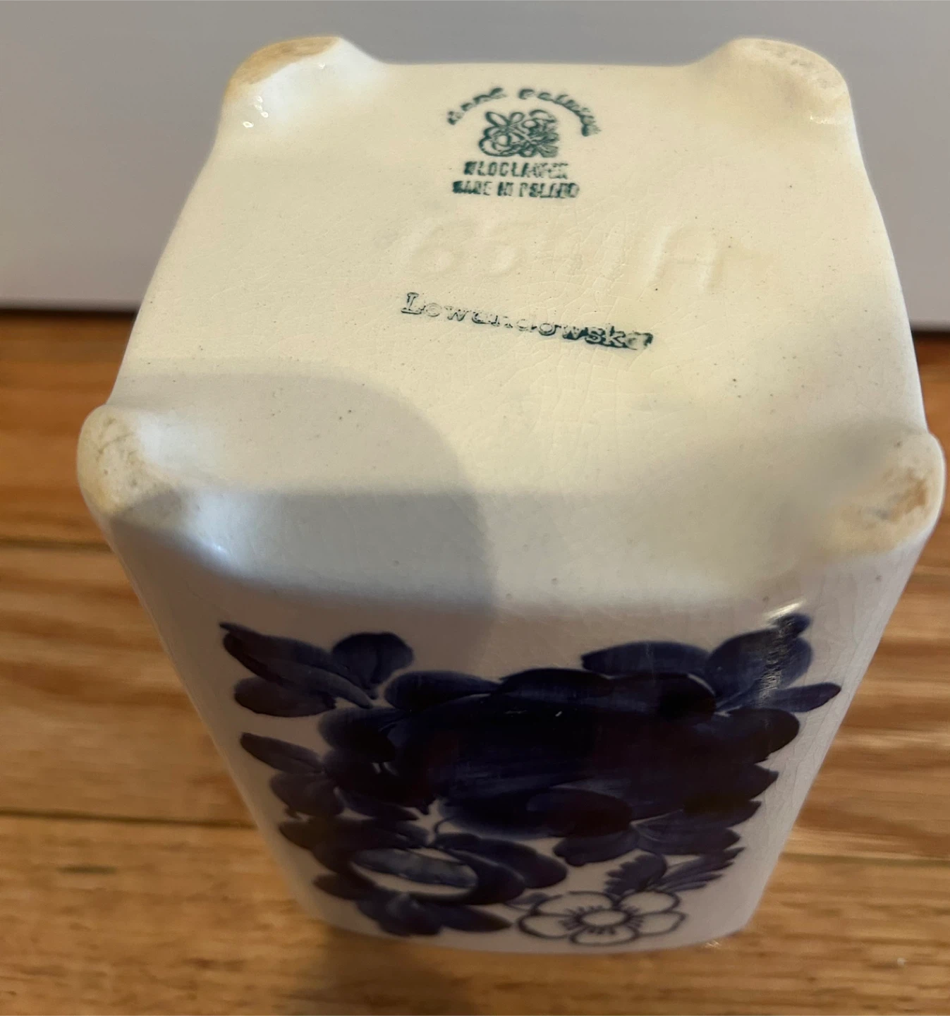Set of 6 Ceramic Canisters Blue Floral Design - photo 5