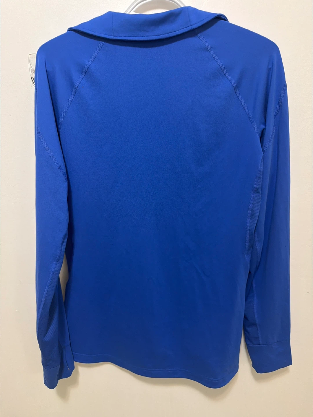 Adidas Climalite Blue 1/4 Zip Long Sleeve Athletic Shirt Size M - photo 4
