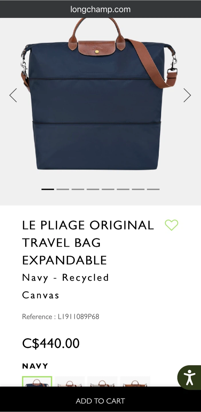 Longchamp LE PLIAGE ORIGINAL TRAVEL BAG EXPANDABLE - photo 3