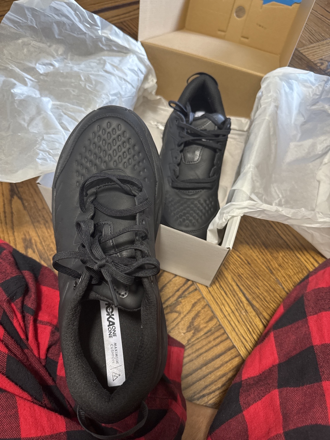 Hoka One One M Bondi SR Black Maximum Cushion Shoes - photo 2
