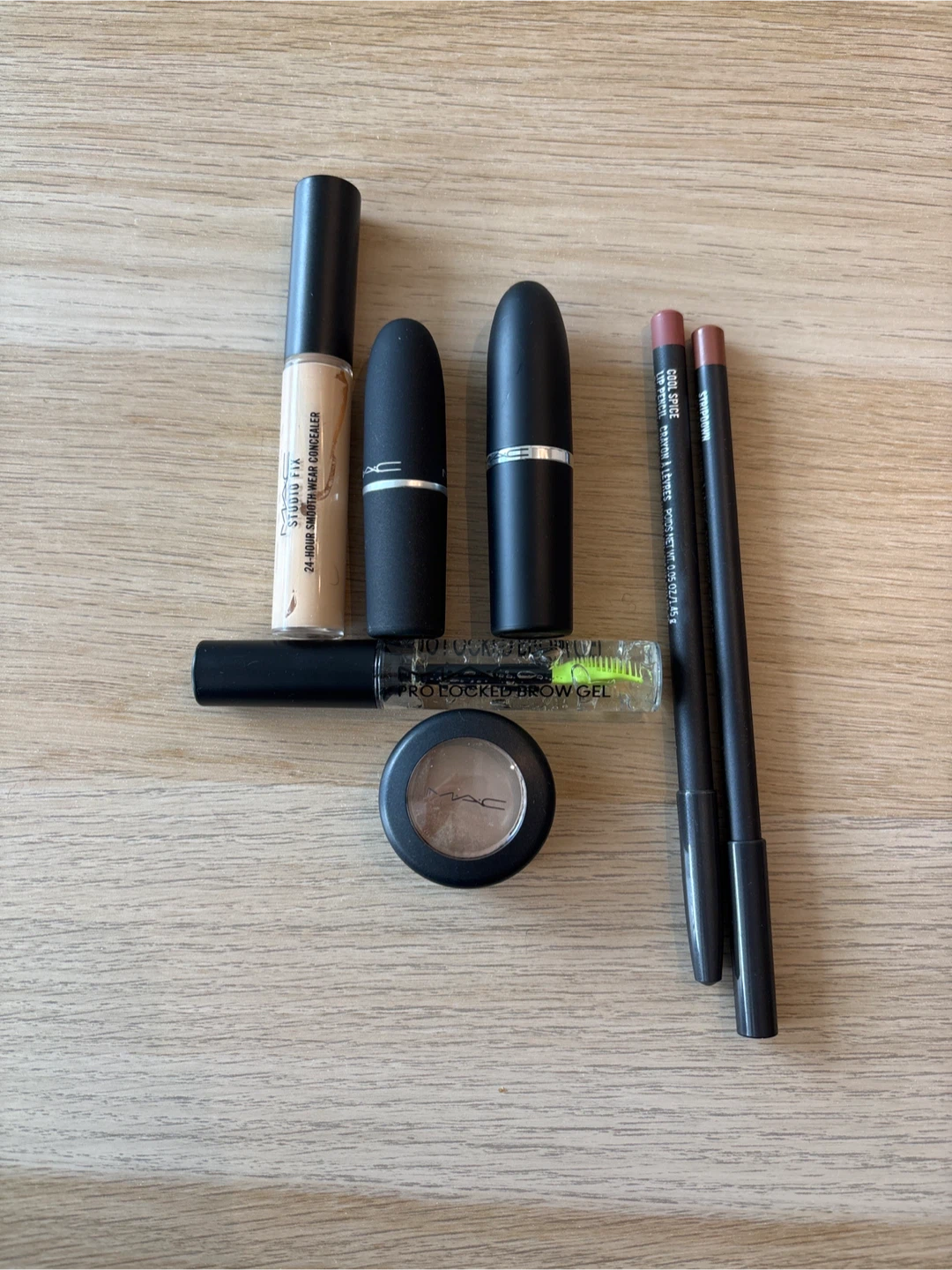 MAC Cosmetics Bundle: Concealer, Lipstick, Brow, Lip Pencils