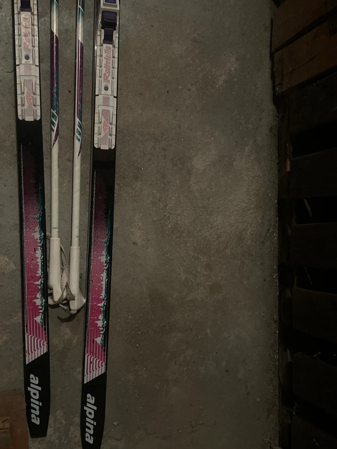 Alpina Cross-Country Skis with Fischer Boots and Bag