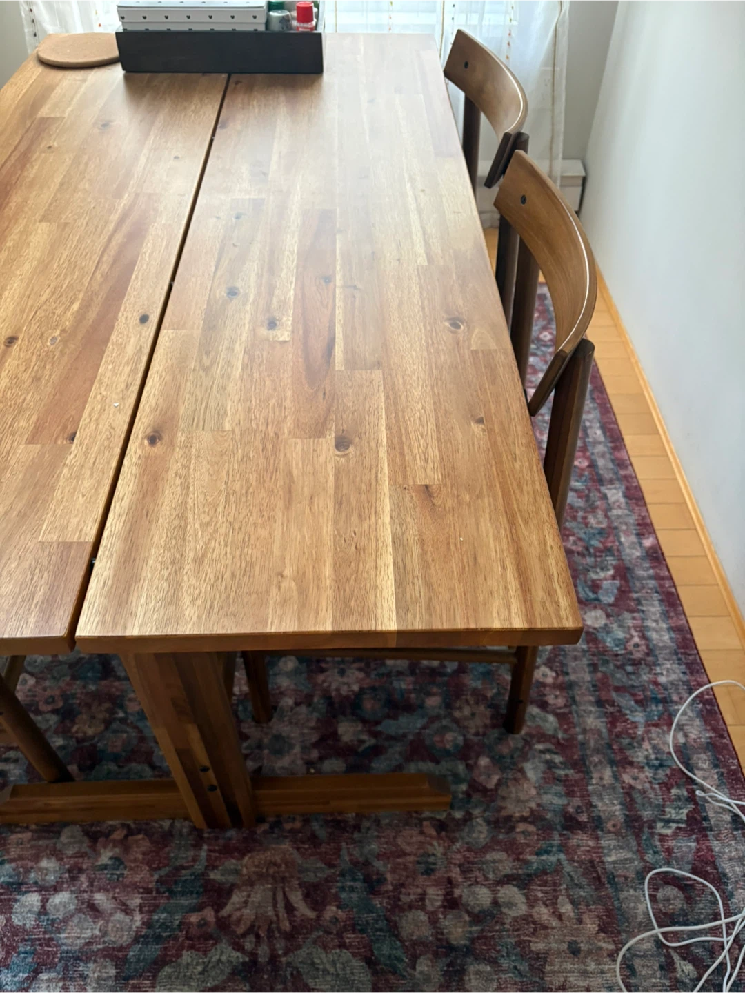 Wooden Dining Table with Chairs - photo 3