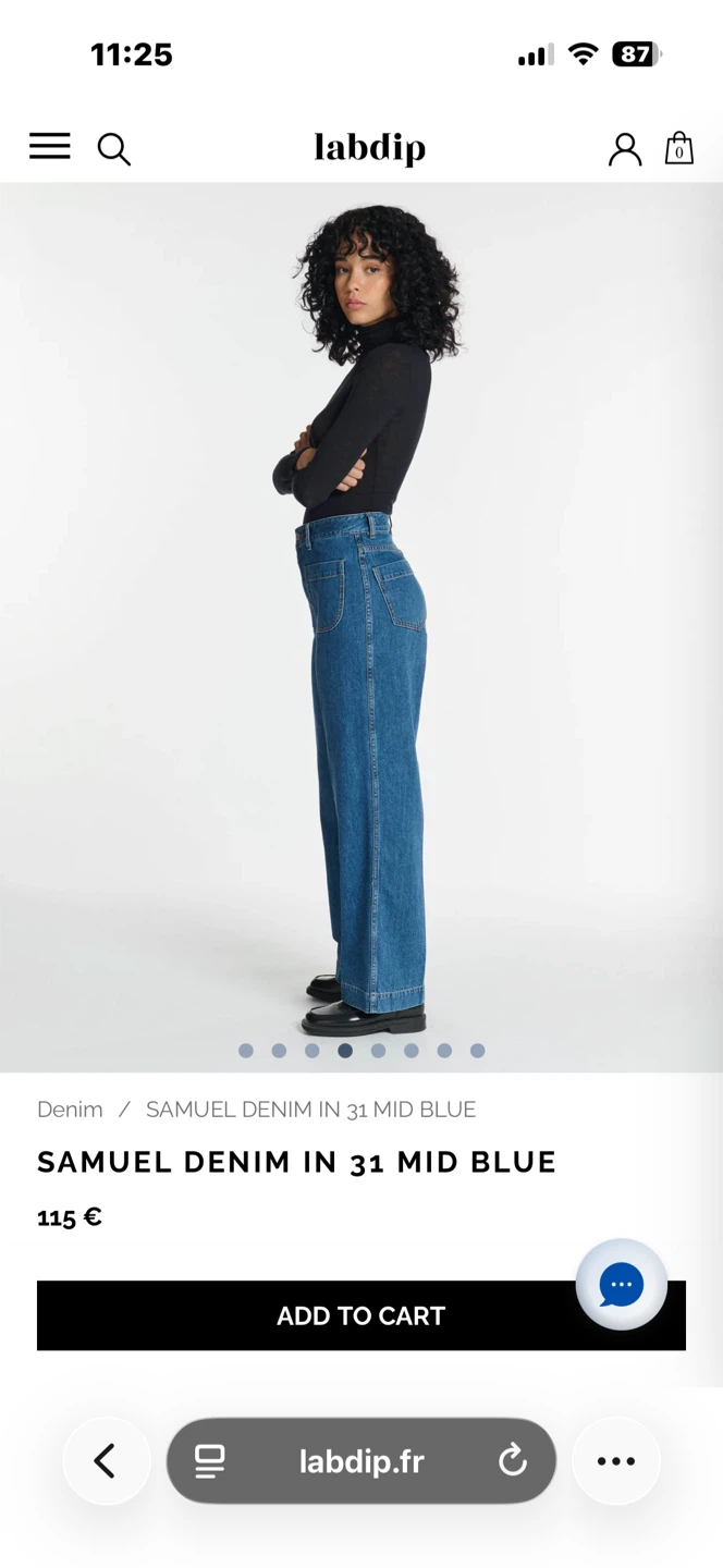 Labdip Samuel Denim Jeans in 31 Mid Blue - photo 5