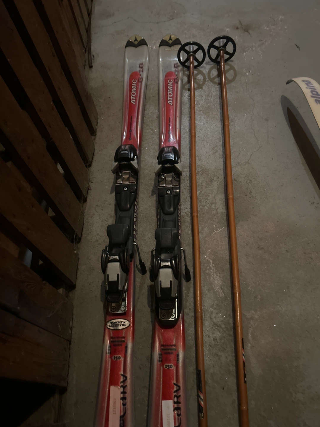 Atomic Skis with Marker Bindings and Poles - photo 3