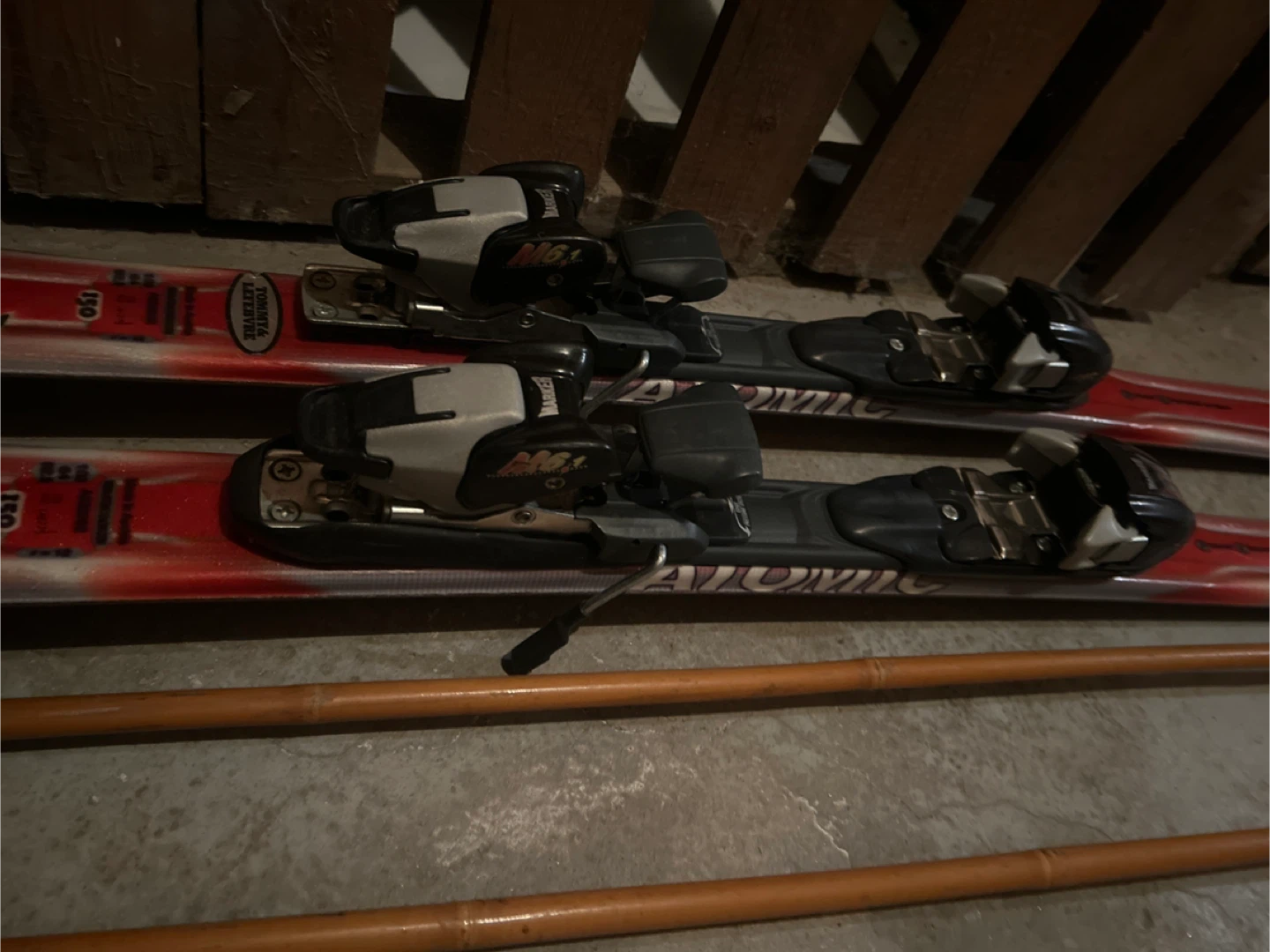 Atomic Skis with Marker Bindings and Poles - photo 2