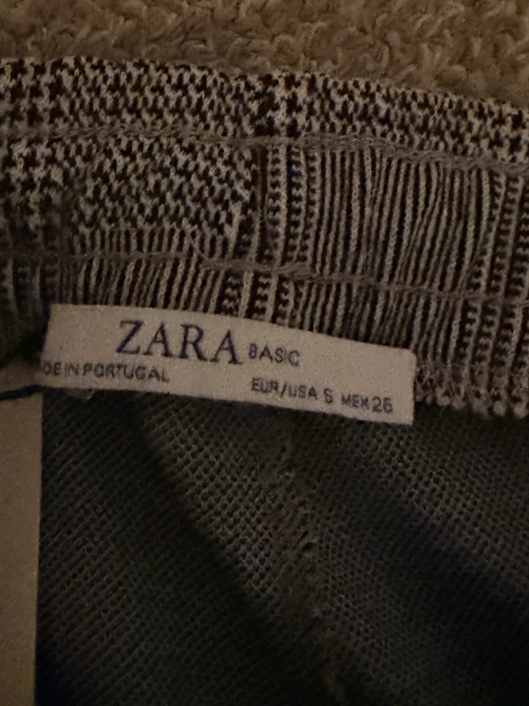 Zara Basic Plaid Jogger Pants Size S - photo 2