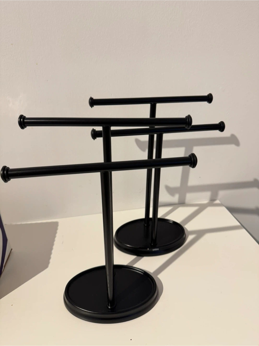 Umbra Black towel holder