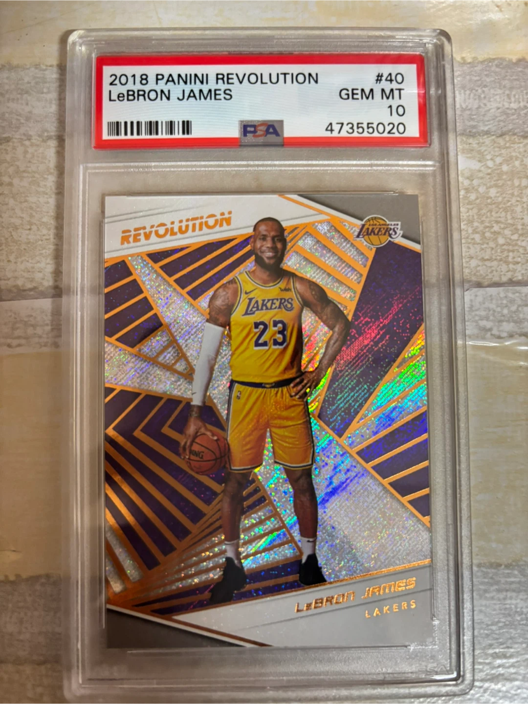 2018 Panini Revolution LeBron James Basketball Card #40