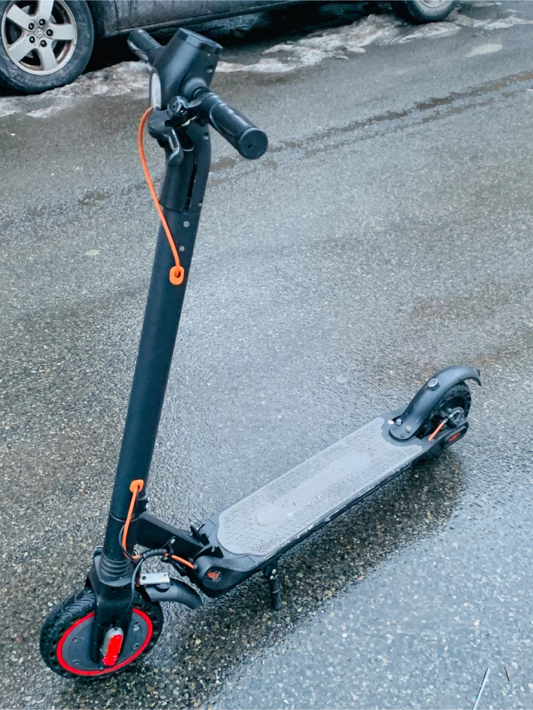 Black Electric Scooter run fast 28 mph - photo 2