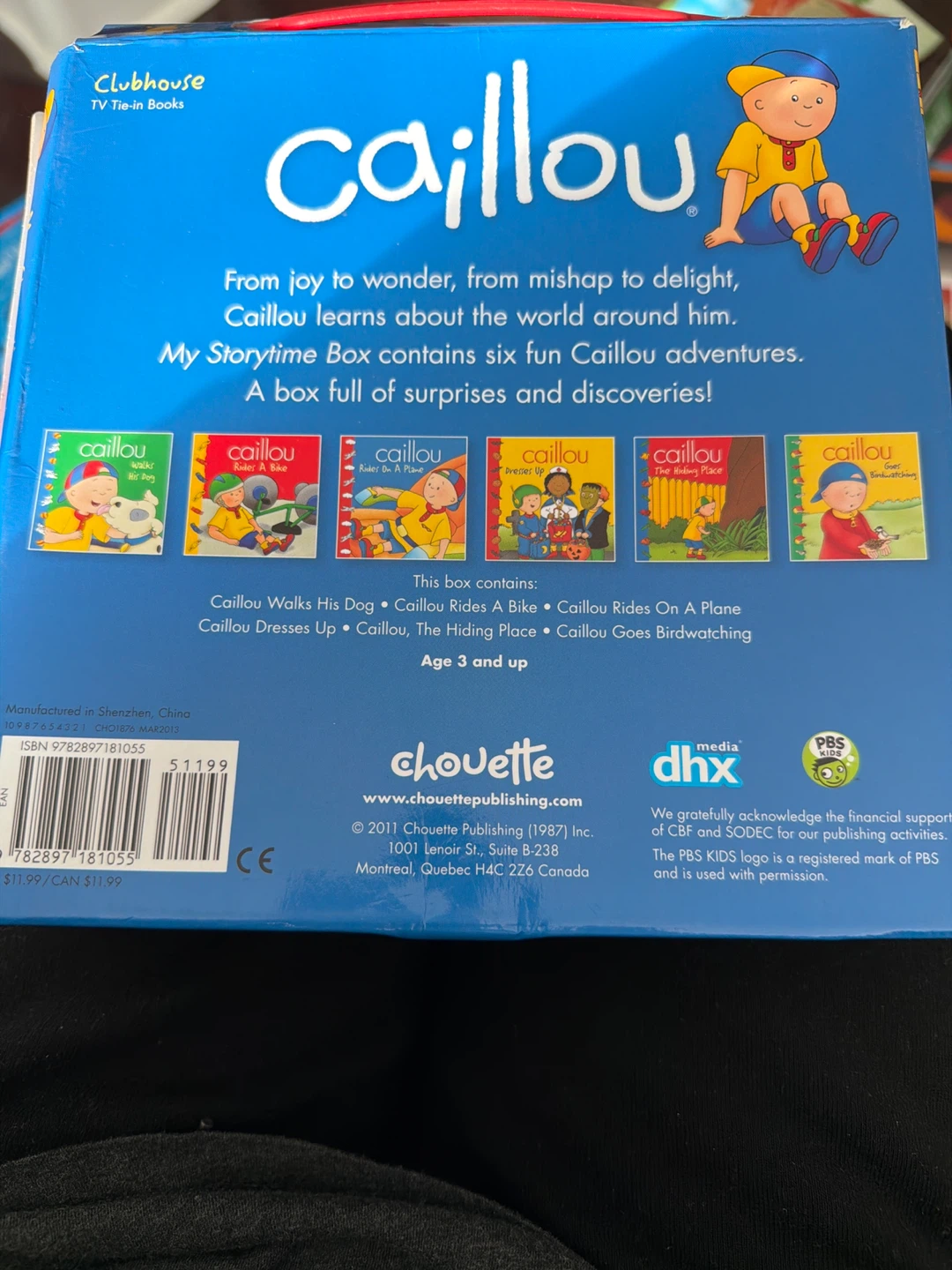 Caillou My Storytime Box Set - Includes 6 Books - photo 2