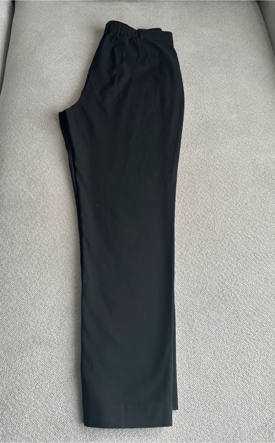 M&S Black Regular Length Trousers - Size 10 - photo 2