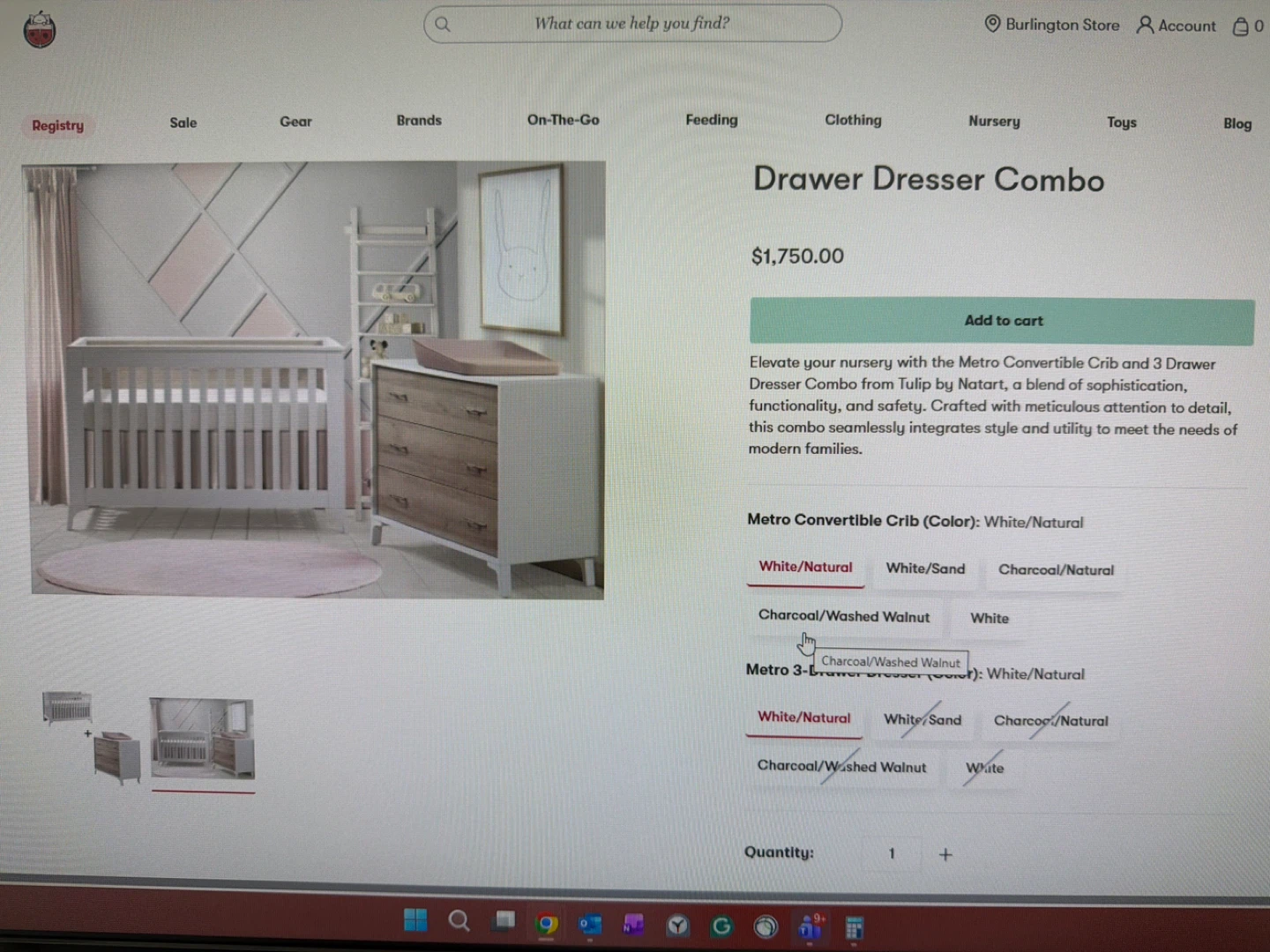 Metro Convertible Crib by Natart - photo 4