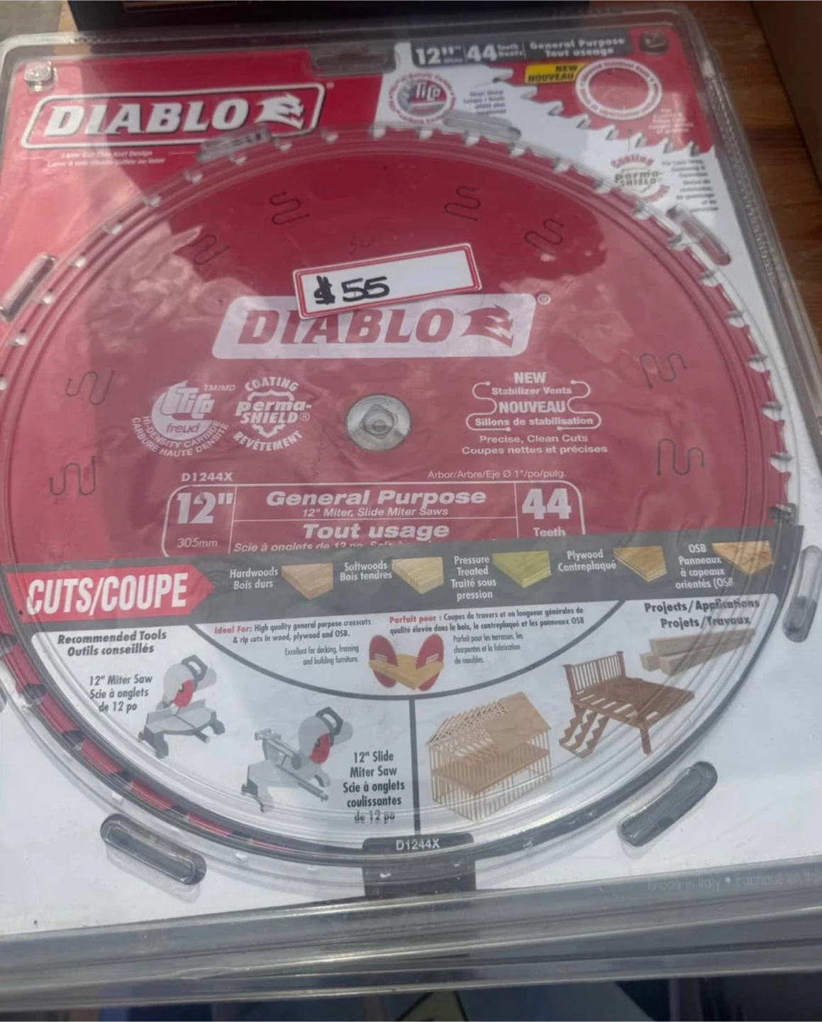 Diablo 12-inch General Purpose Miter Saw Blade - photo 3