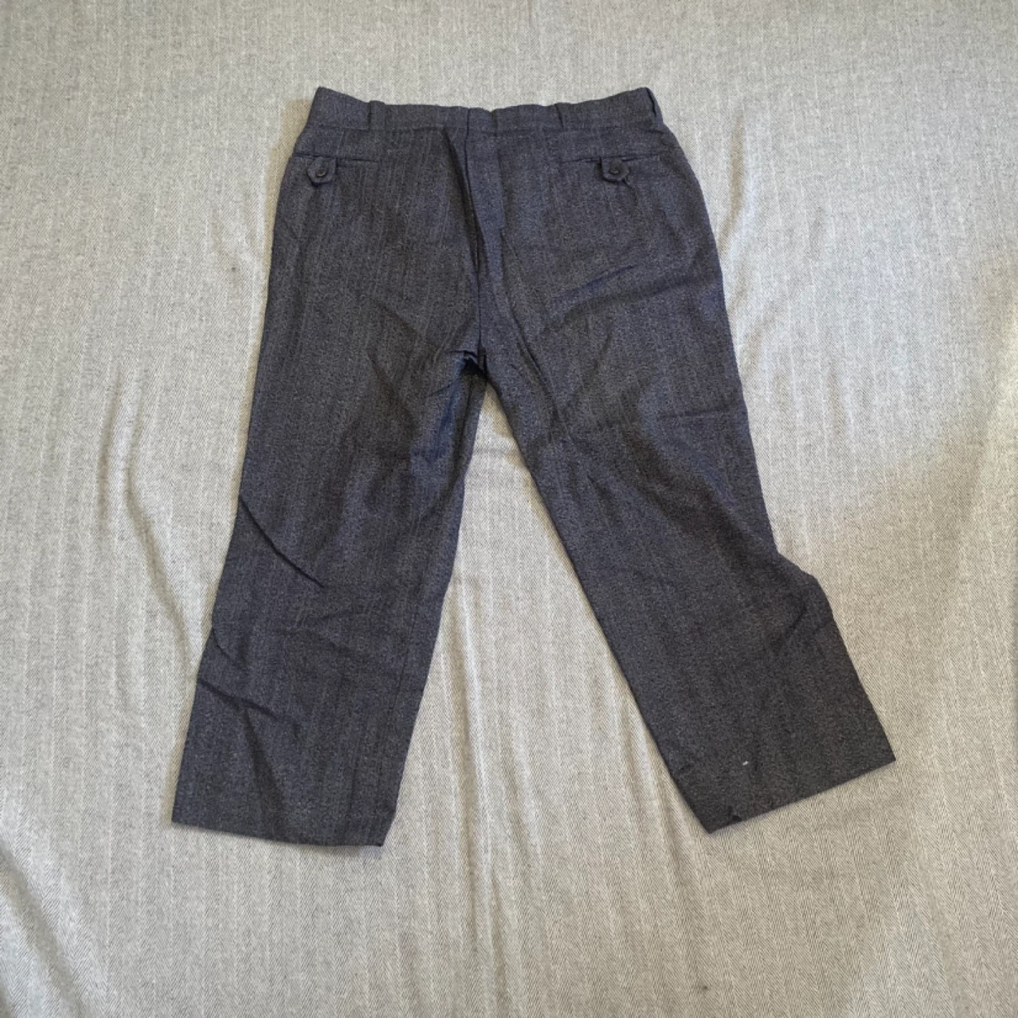 Talon Grey Herringbone Pants 34 - photo 4
