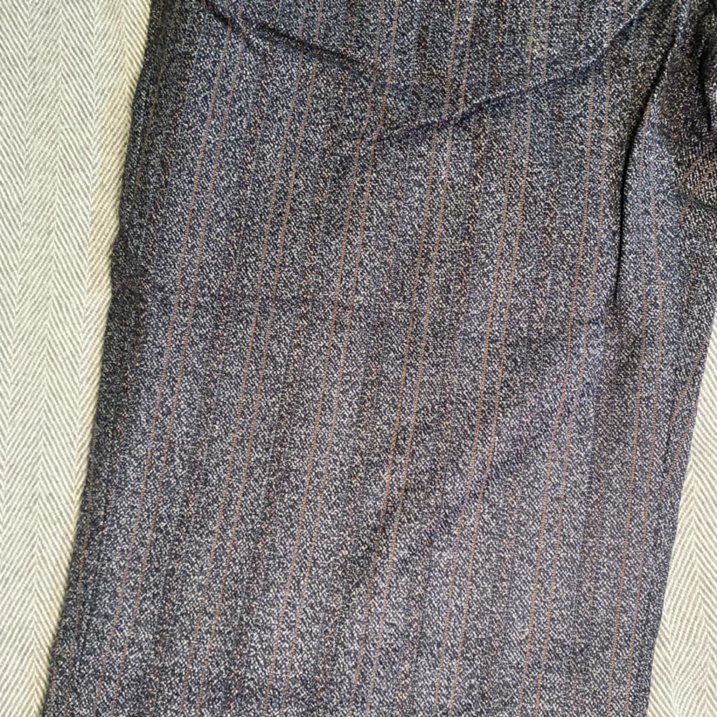 Talon Grey Herringbone Pants 34 - photo 2