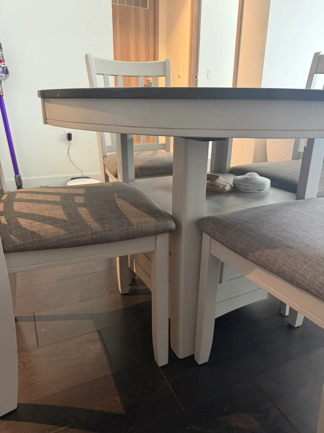 Round Dining Table Set with 4 Chairs - photo 3