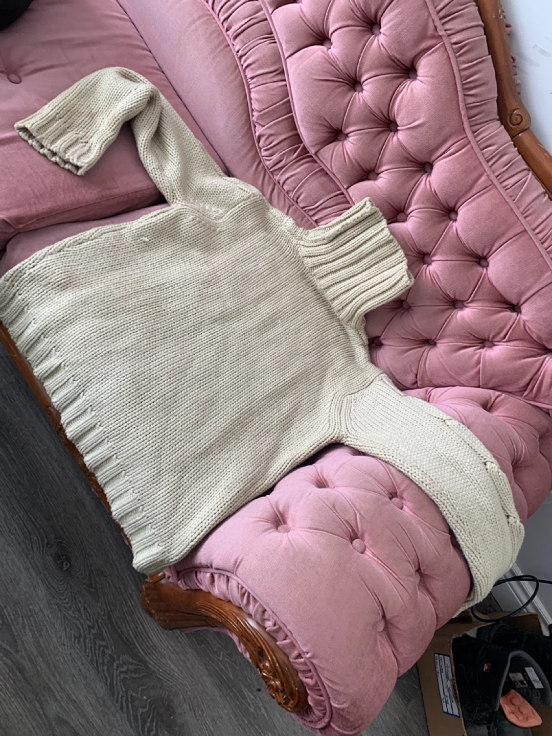 Cream Knit Sweater