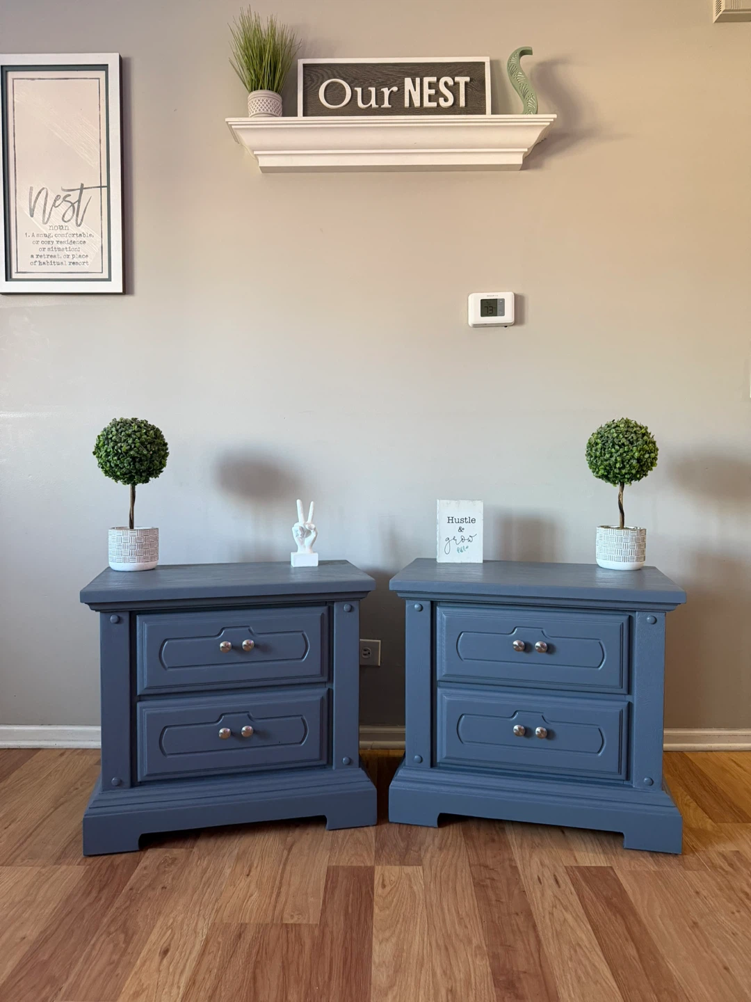 ✨🩶Gorgeous solid oak nightstands🩶✨