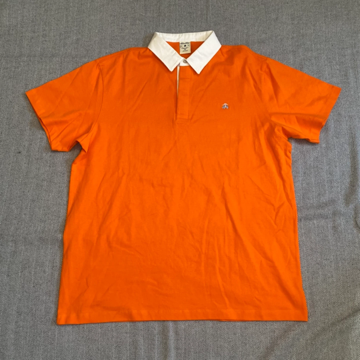 Brooks Brothers Orange Polo - Size 2XL
