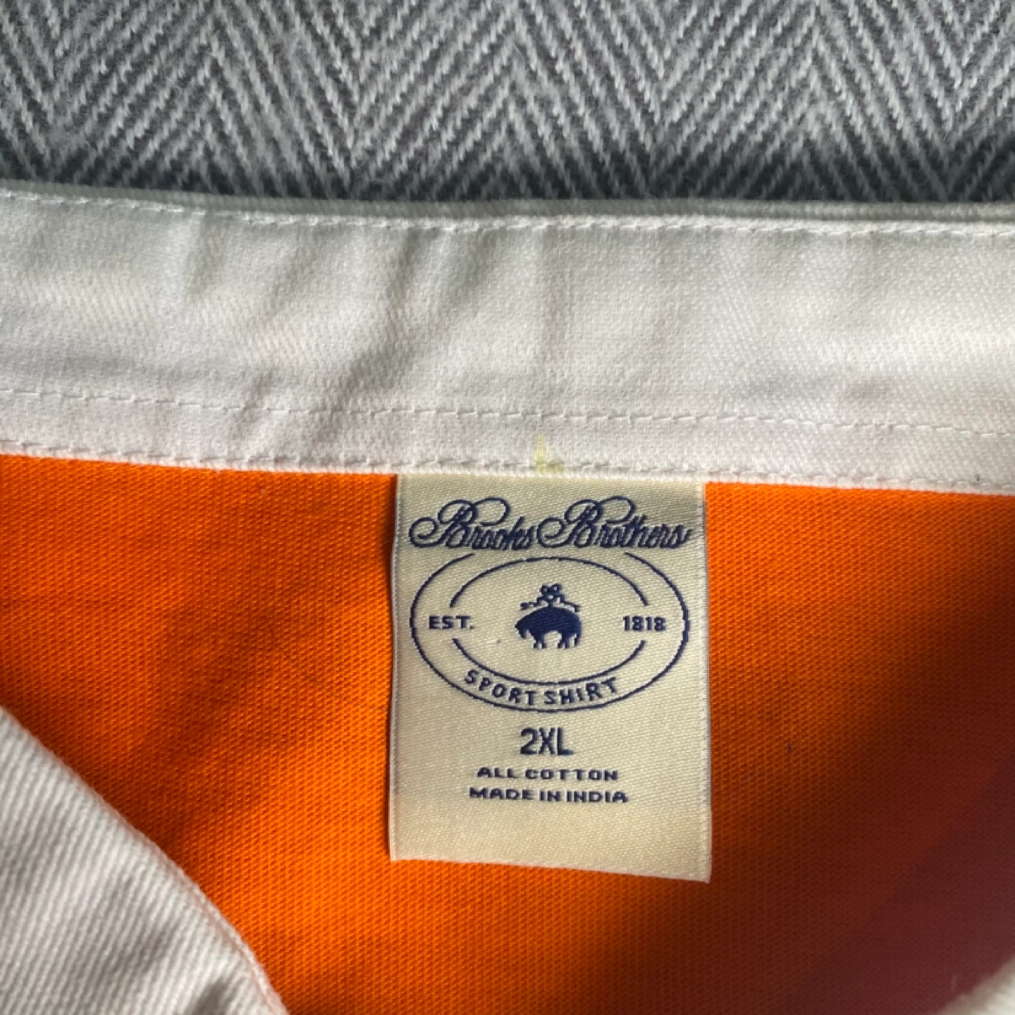 Brooks Brothers Orange Polo - Size 2XL - photo 3