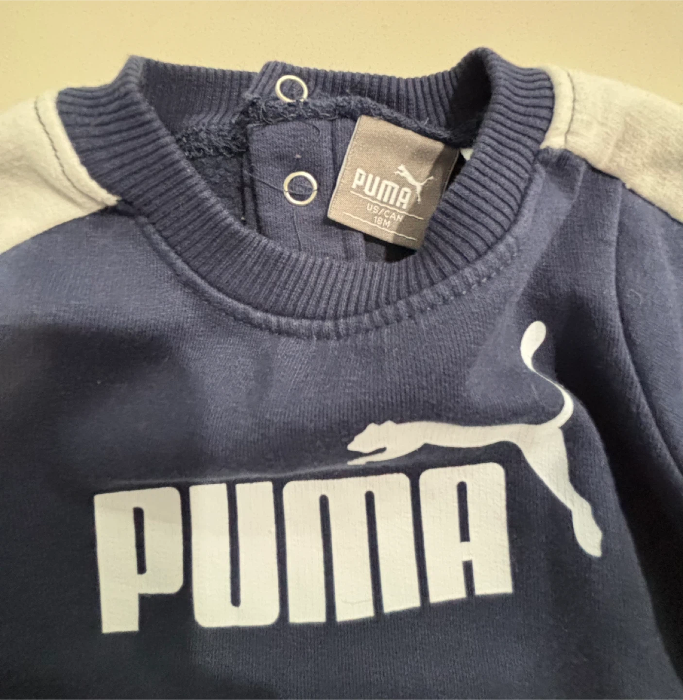 Puma Baby Boys Crewneck Sweatshirt Size 18M - photo 2