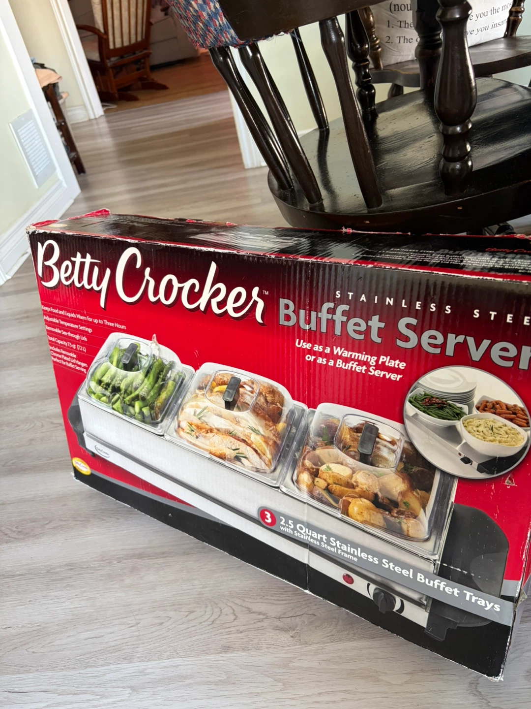 Betty Crocker Stainless Steel Buffet Server