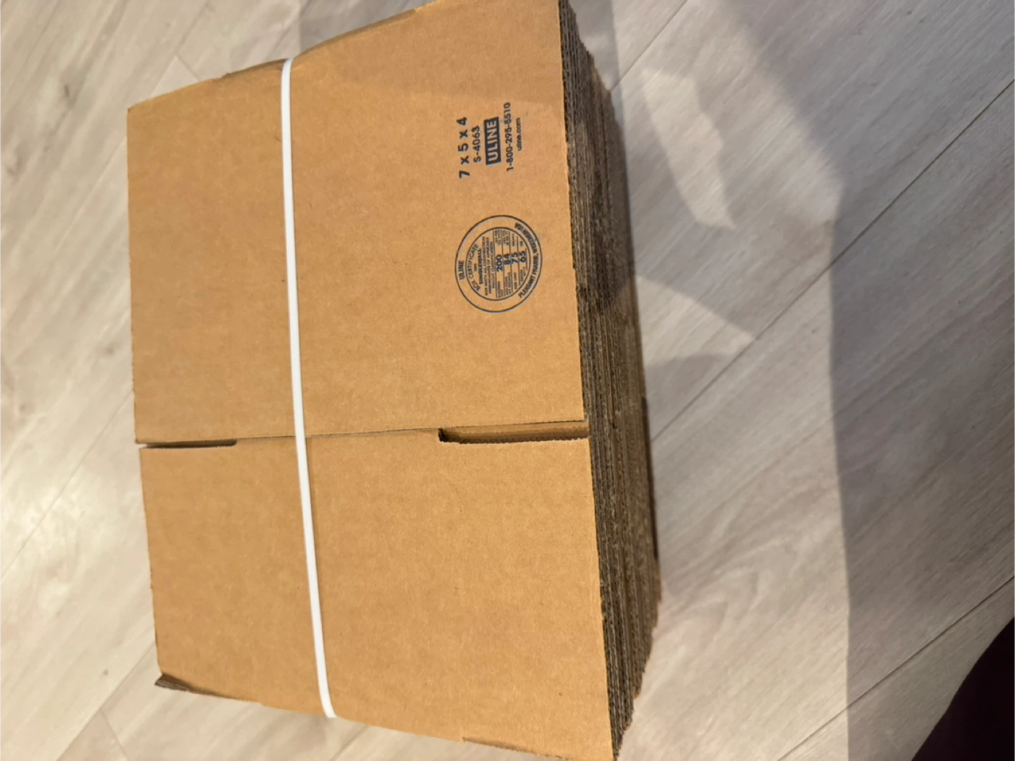 ULINE 7x5x4 Shipping Boxes (Bundle)