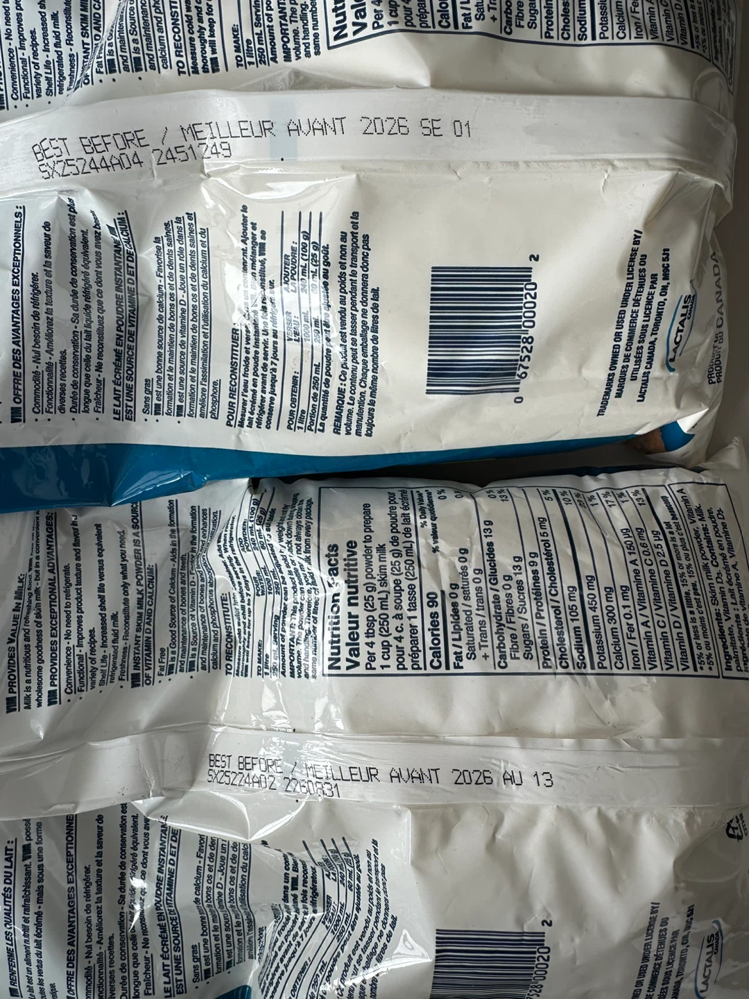 VIM Instant Skim Milk Powder 2 x 500g Bags🏆 - photo 2
