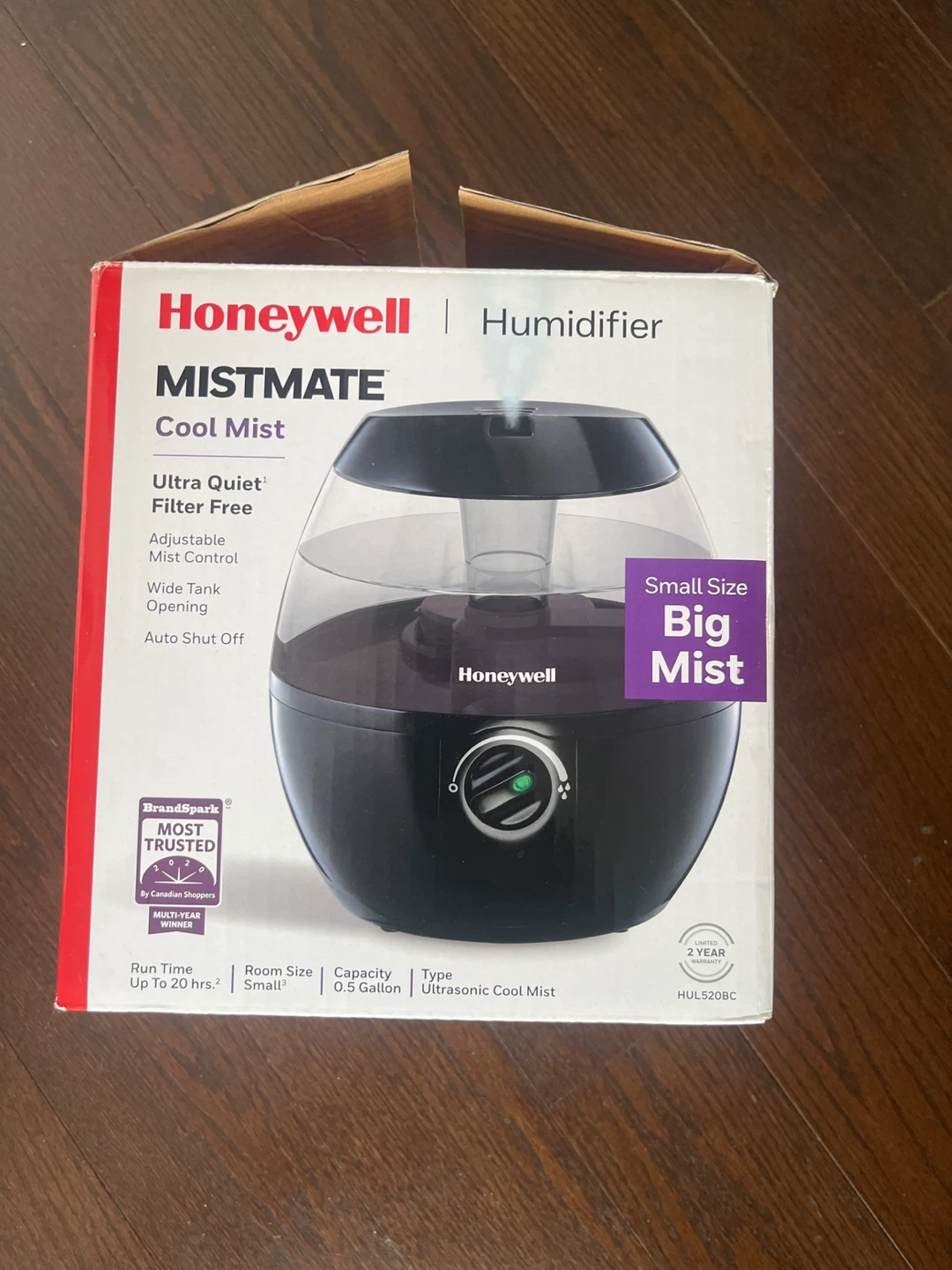 Honeywell MISTMATE Ultrasonic Cool Mist Humidifier