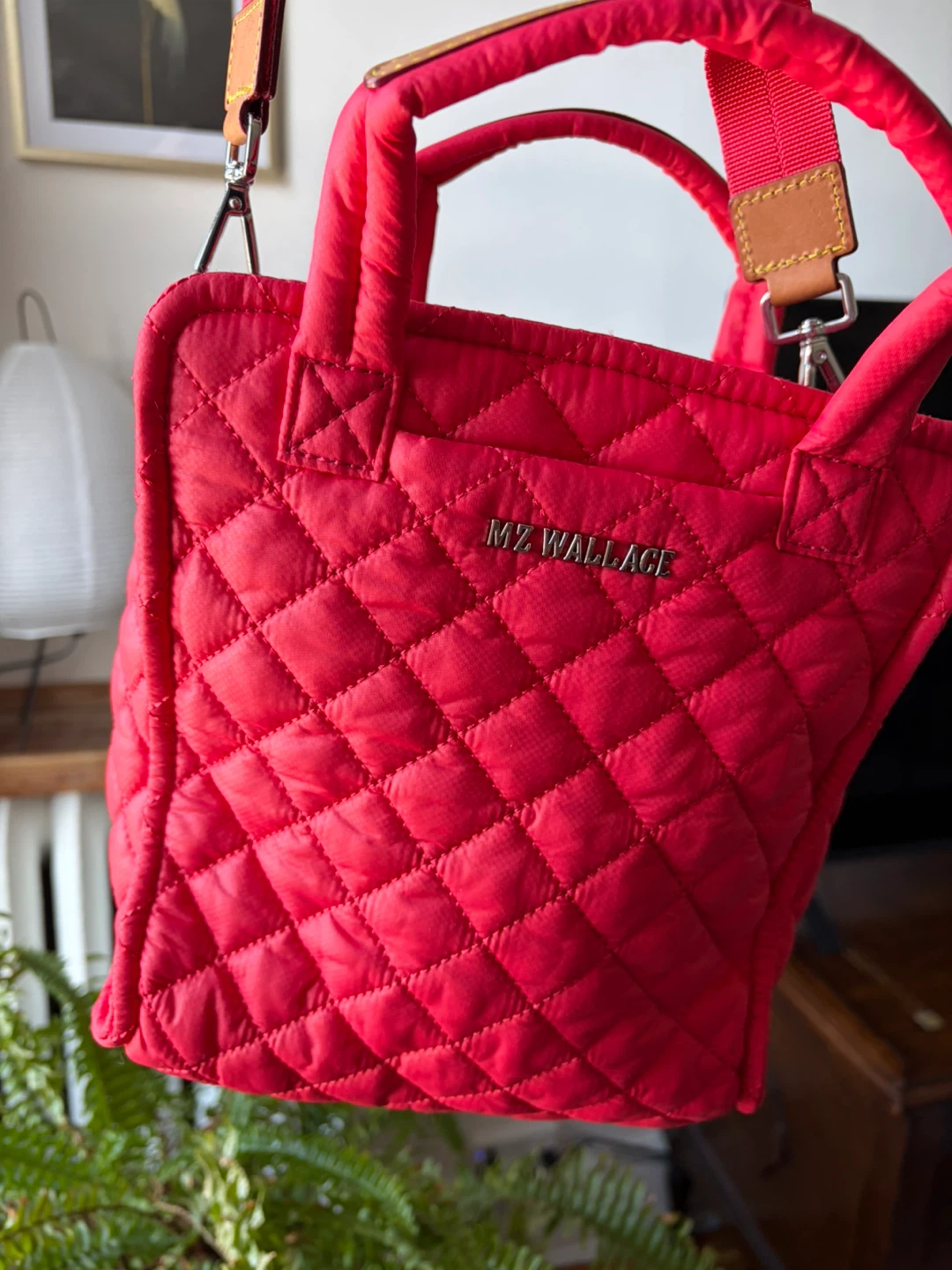 MZ Wallace Coral Mini Box Tote