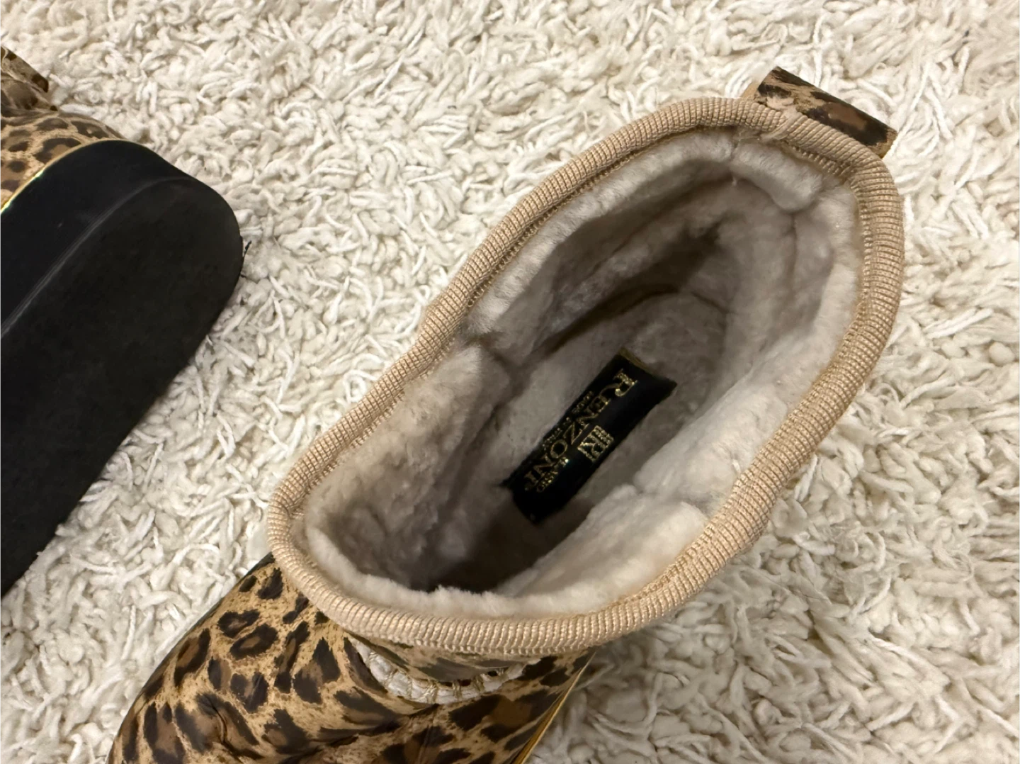 Rinzone Leopard Print Shearling Lined Boots - photo 4